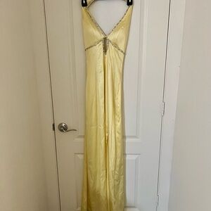 Butter Yellow Prom Dress